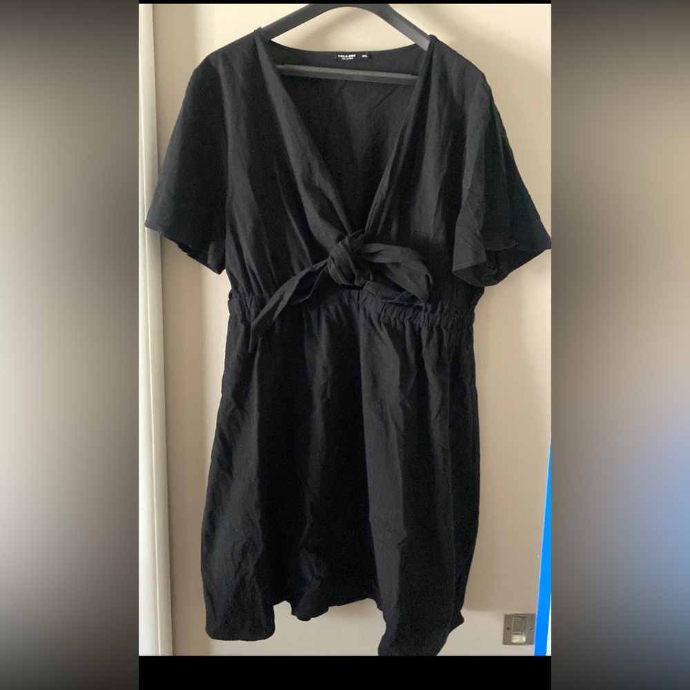 Shein curve dress size 3xl black